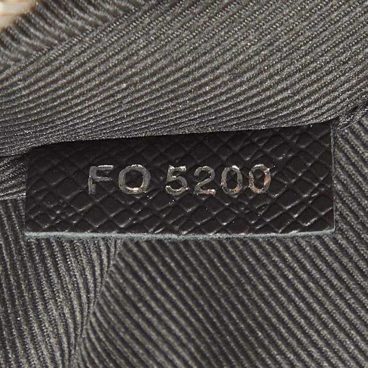 Pre Owned Louis Vuitton Black Monogram Eclipse Canvas and Taiga Leather Outdoor Messenger Bag