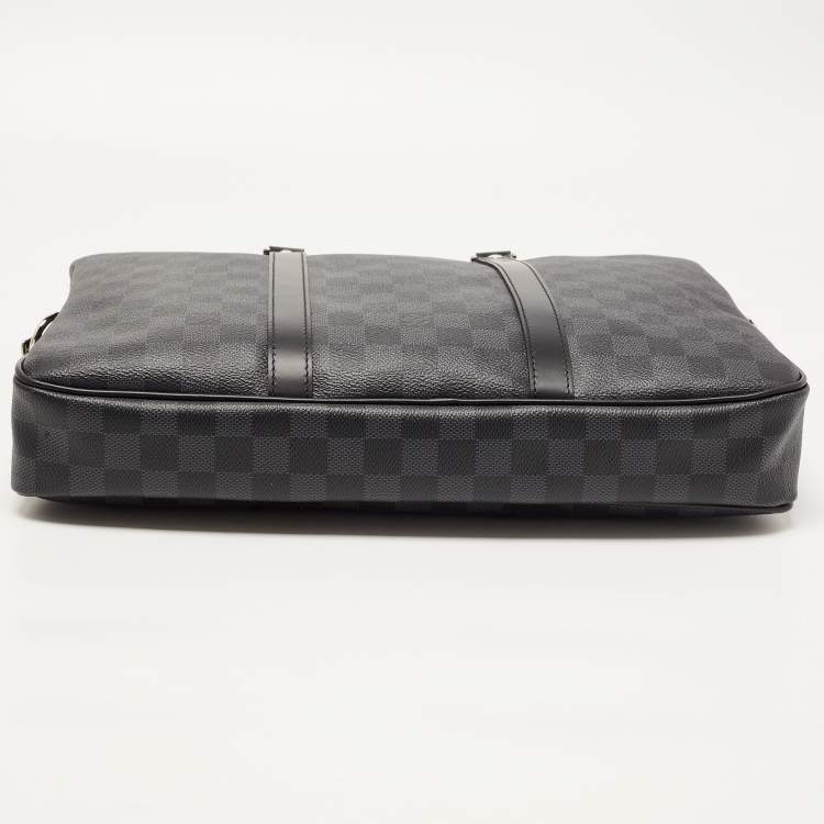 Pre Owned Louis Vuitton Damier Graphite Canvas Porte-Documents Voyage PM Bag