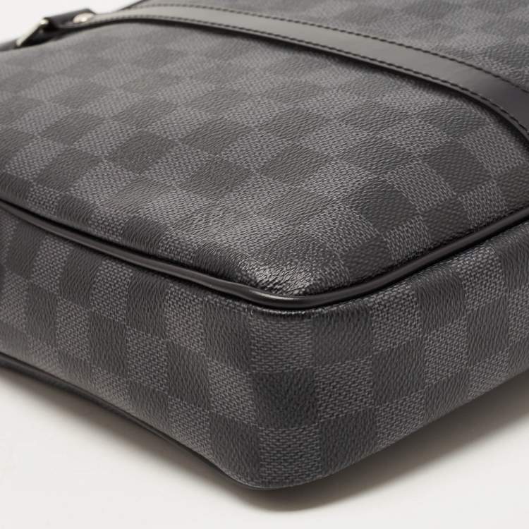 Pre Owned Louis Vuitton Damier Graphite Canvas Porte-Documents Voyage PM Bag