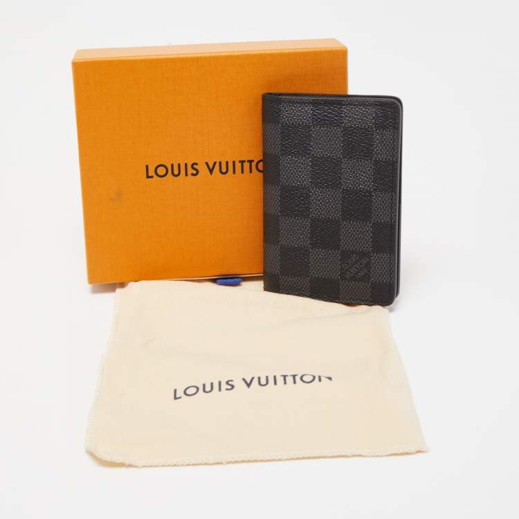 Pre Owned Louis Vuitton Damier Graphite Canvas Pocket Organizer