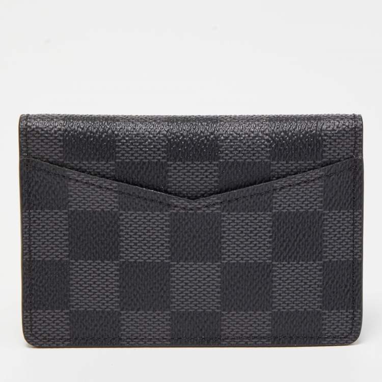 Pre Owned Louis Vuitton Damier Graphite Canvas Pocket Organizer