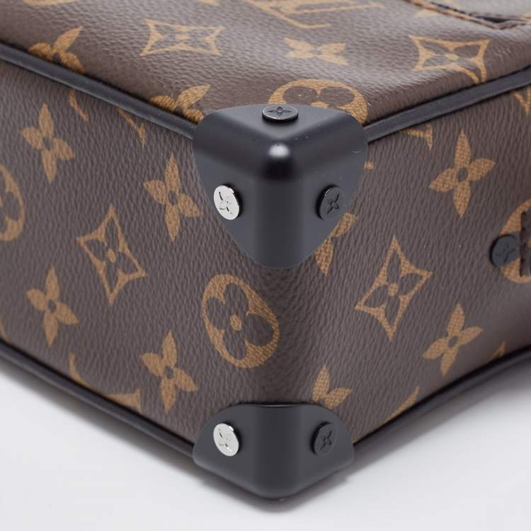 Pre Owned Louis Vuitton Black Monogram Canvas Mini Solar Ray Soft Trunk Bag