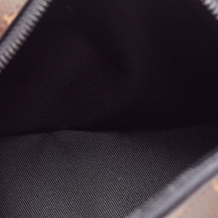 Pre Owned Louis Vuitton Black Monogram Canvas Mini Solar Ray Soft Trunk Bag
