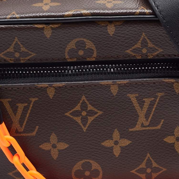 Pre Owned Louis Vuitton Black Monogram Canvas Mini Solar Ray Soft Trunk Bag