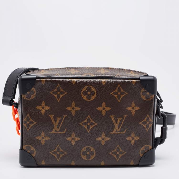 Pre Owned Louis Vuitton Black Monogram Canvas Mini Solar Ray Soft Trunk Bag