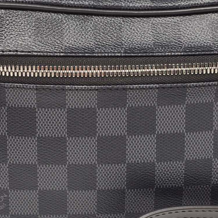 Pre Owned Louis Vuitton Damier Graphite Canvas Kasai Pochette