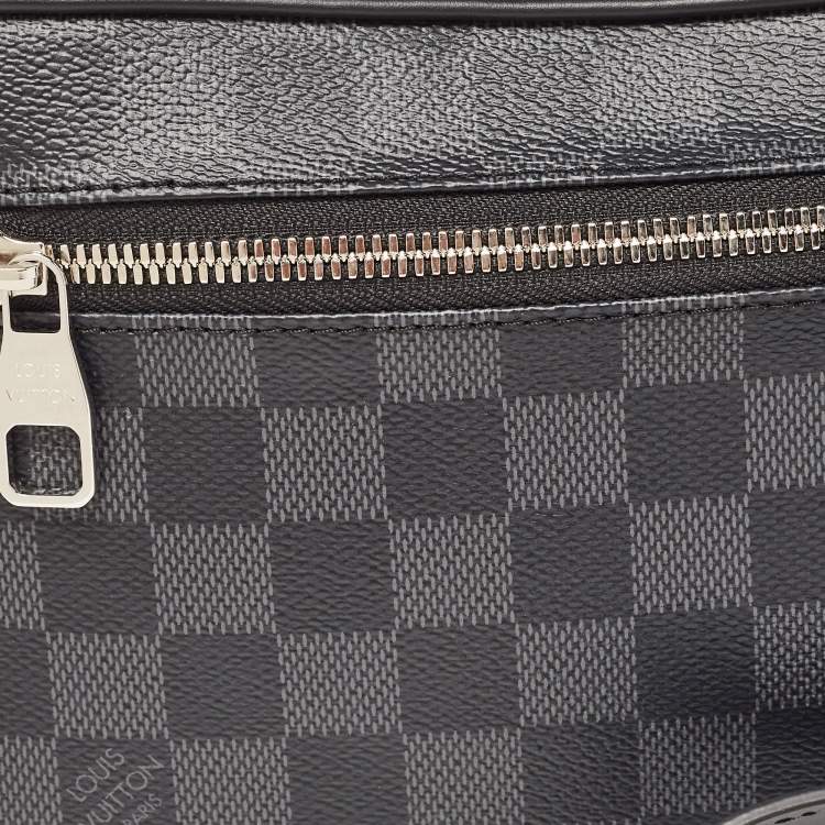 Pre Owned Louis Vuitton Damier Graphite Canvas Kasai Pochette
