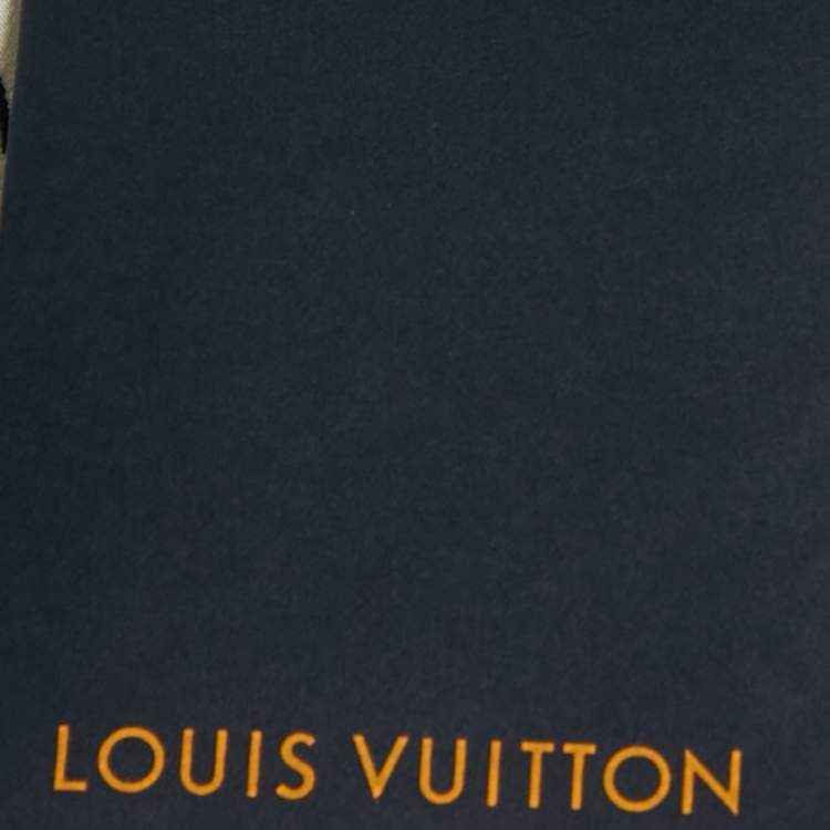 Pre Owned Louis Vuitton Blue Printed Silk Pajama Pants L