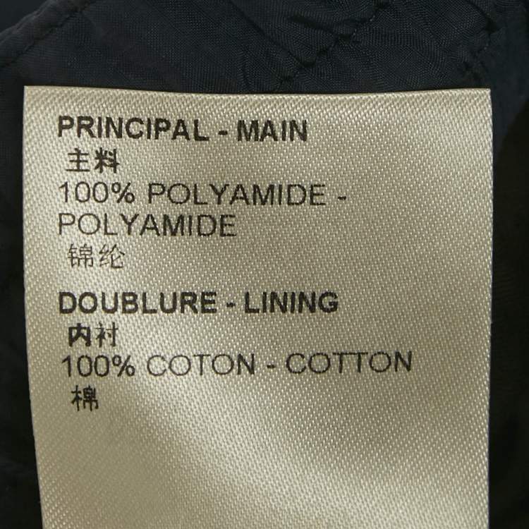 Pre Owned  Louis Vuitton Navy Blue Nylon Staples Edition Cargo Pants S/Waist 32"