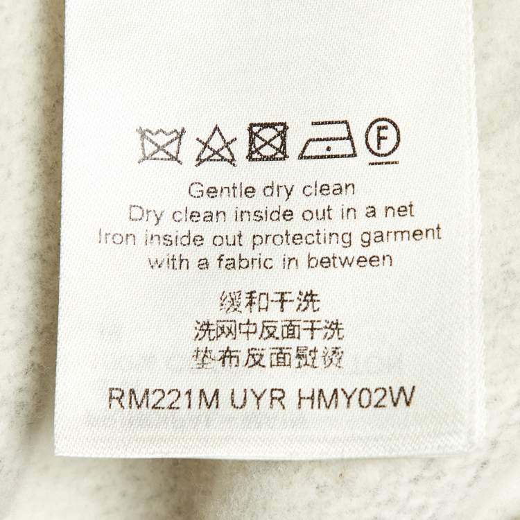 مملوكة مسبقًا سويت شيرت لوي فيتون بالتعاون مع نيغو طباعة قلب رمادي قطن بياقة دائرية مقاس كبير جدًا - إكس لارج