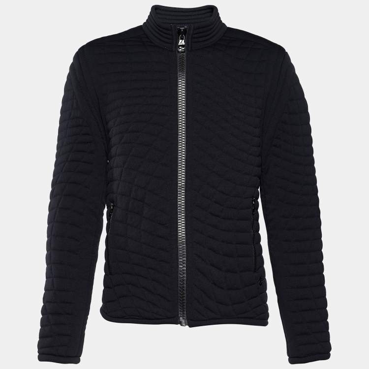 Louis Vuitton Black Quilted Plain Rainbow Zip Front Jacket XL Louis Vuitton  | The Luxury Closet