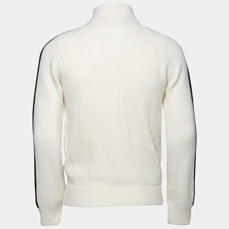 Louis Vuitton Cream Wool & Cashmere Turtleneck Sweater M Louis Vuitton