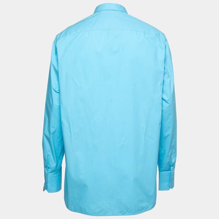 Louis Vuitton Sky Blue Pocket Detail Button Front Shirt L Louis Vuitton |  The Luxury Closet