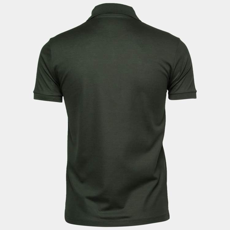Louis Vuitton Green Cotton Polo T Shirt XS Louis Vuitton