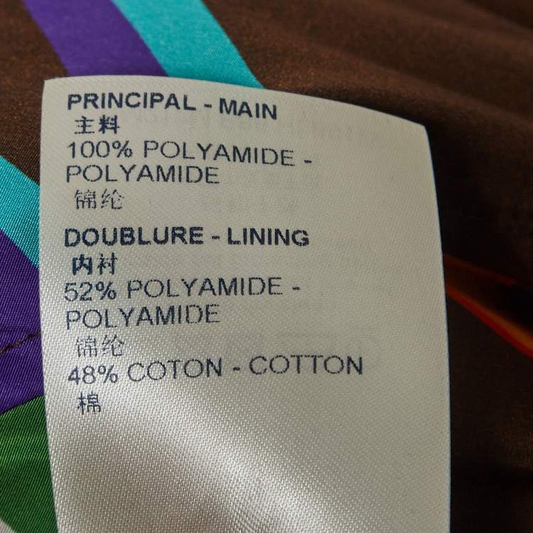 مملوكة مسبقًا  Louis Vuitton X NBA Multicolor Letters Print Nylon Hooded Jacket XXL