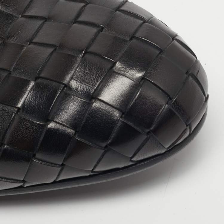 مملوكة مسبقًا Louis Vuitton Cary Size 42.5 Brown Woven Leather Derby