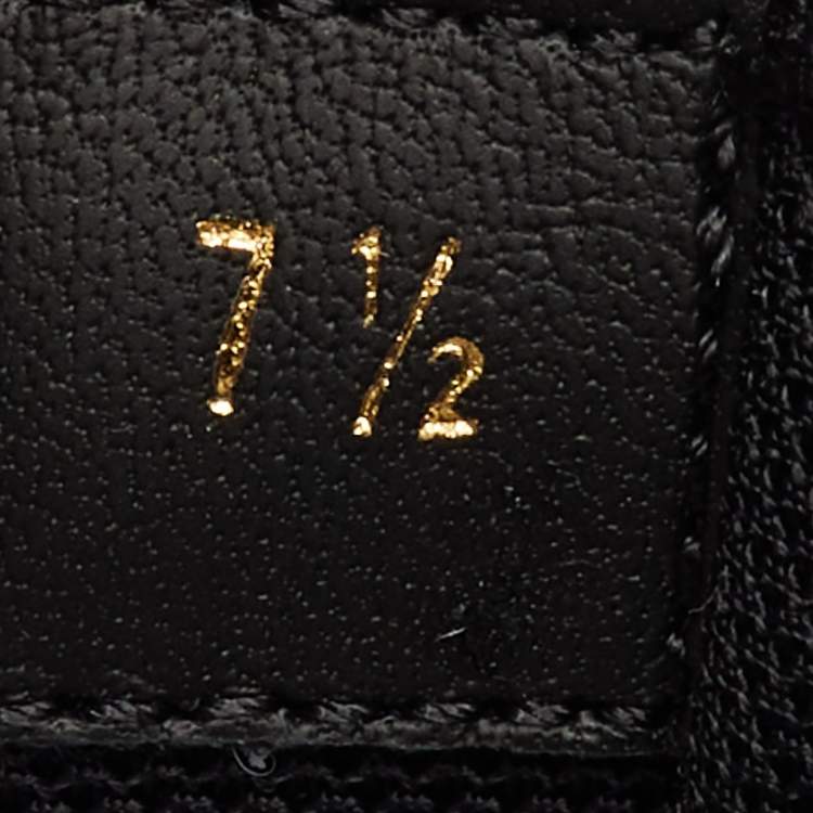 Pre Owned Louis Vuitton Run Away Size 41.5 Black Suede and Mesh Low Top Sneakers