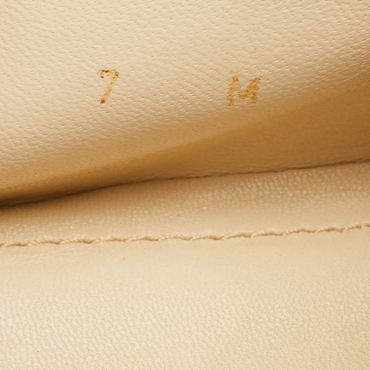 Pre Owned حذاء لوفرز لوي فيتون سليب أون قماش مونوغرام بيج مقاس 41