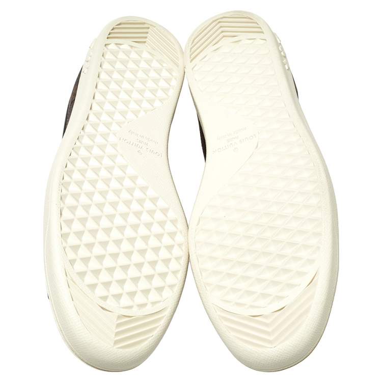Pre Owned Louis Vuitton Monogram Canvas Luxembourg Low Top Sneakers Size 44