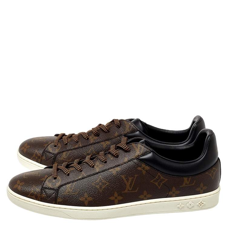 Pre Owned Louis Vuitton Monogram Canvas Luxembourg Low Top Sneakers Size 44