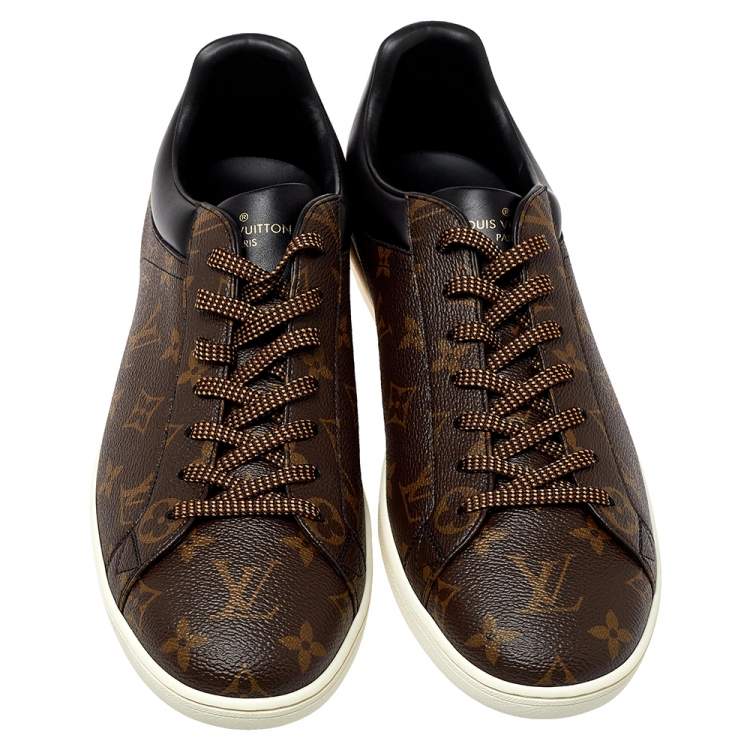 Pre Owned Louis Vuitton Monogram Canvas Luxembourg Low Top Sneakers Size 44