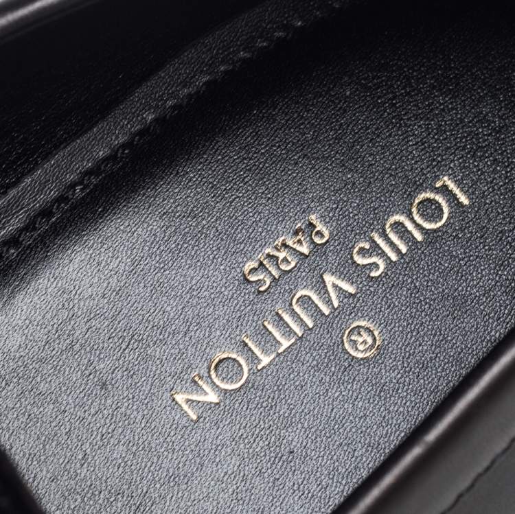 Pre Owned Louis Vuitton Black Leather Major Loafers Size 41