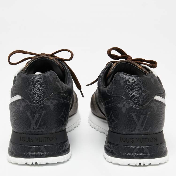 Pre Owned Louis Vuitton Tri-Color Monogram Canvas Run Away Sneakers Size 39