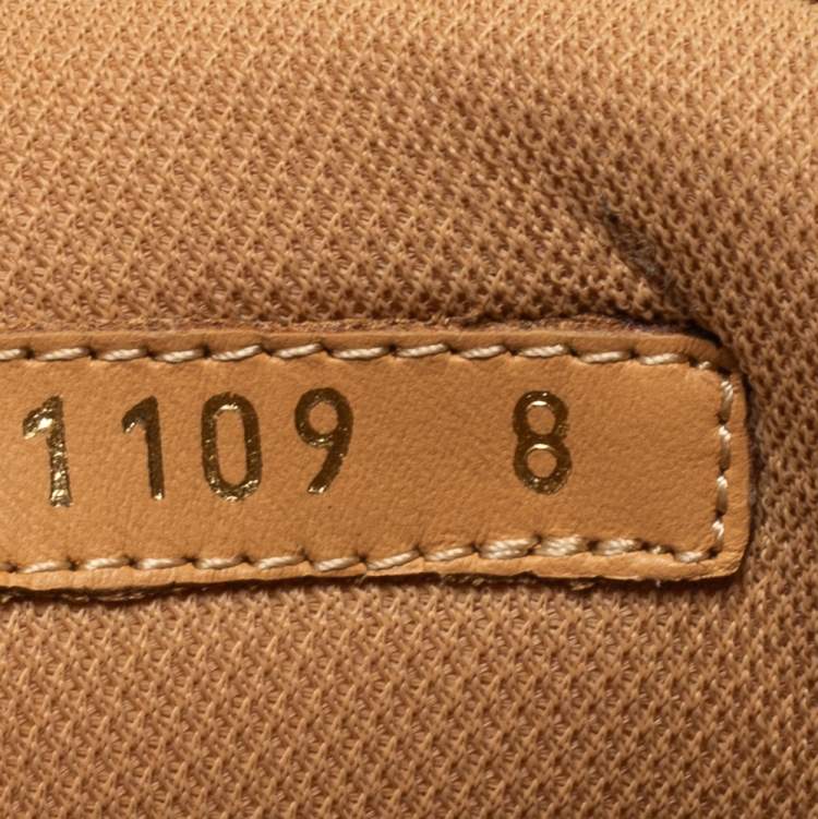 Pre Owned Louis Vuitton Brown/Beige Coated Canvas and Suede  Harlem Richelieu Sneakers Size 42