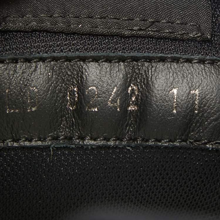 Pre Owned Louis Vuitton Black Suede LV Trainer Sneakers Size 45