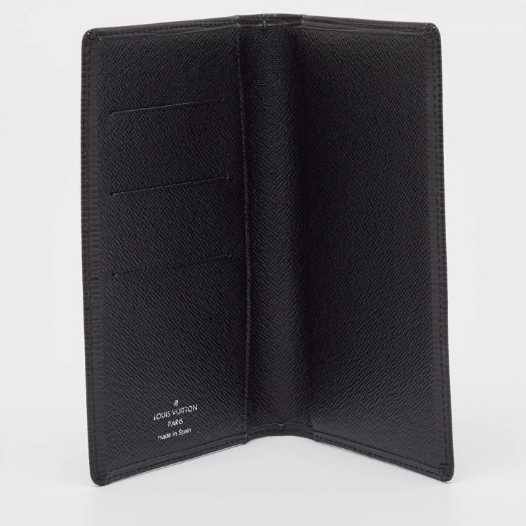 Pre Owned Louis Vuitton Black Epi Leather Pocket Agenda Cover