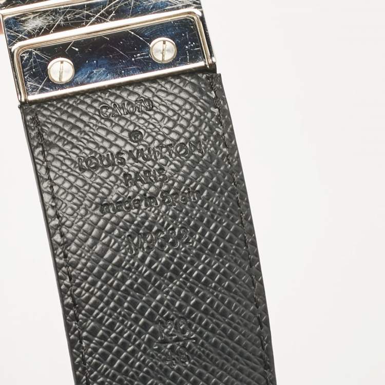 Pre Owned Louis Vuitton Damier Graphite Canvas Inventeur Reversible Belt 120 CM