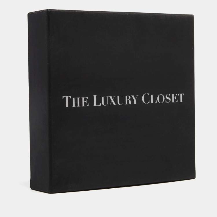 Pre Owned Louis Vuitton Damier Graphite Camouflage/Leather Luggage Name Tag