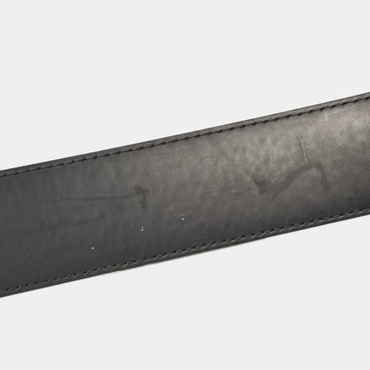 Pre Owned Louis Vuitton Monogram Eclipse Ceinture Buckle Belt 100CM
