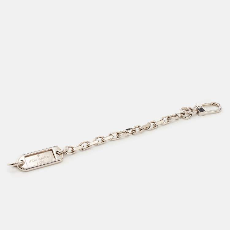Pre Owned Louis Vuitton Silver Tone Chain Bracelet