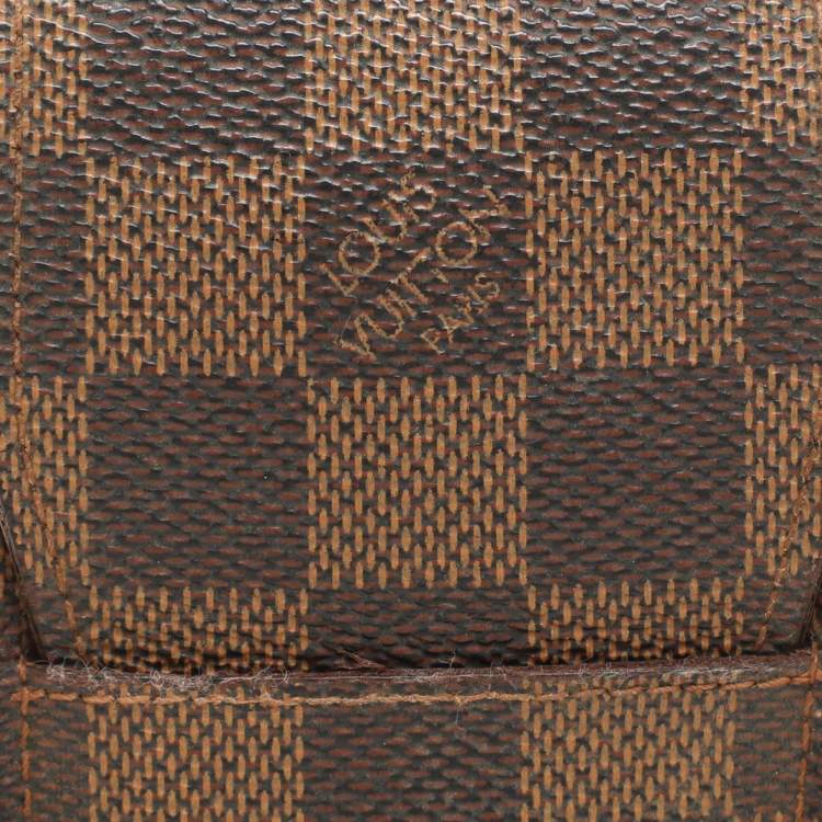 Pre Owned Louis Vuitton Damier Ebene Canvas Cigarette Case