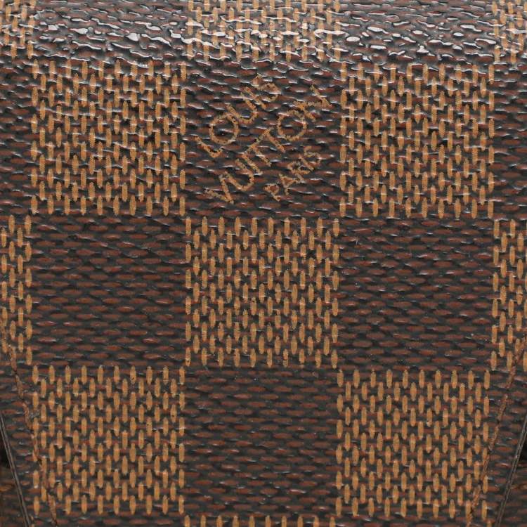 Pre Owned Louis Vuitton Damier Ebene Canvas Cigarette Case