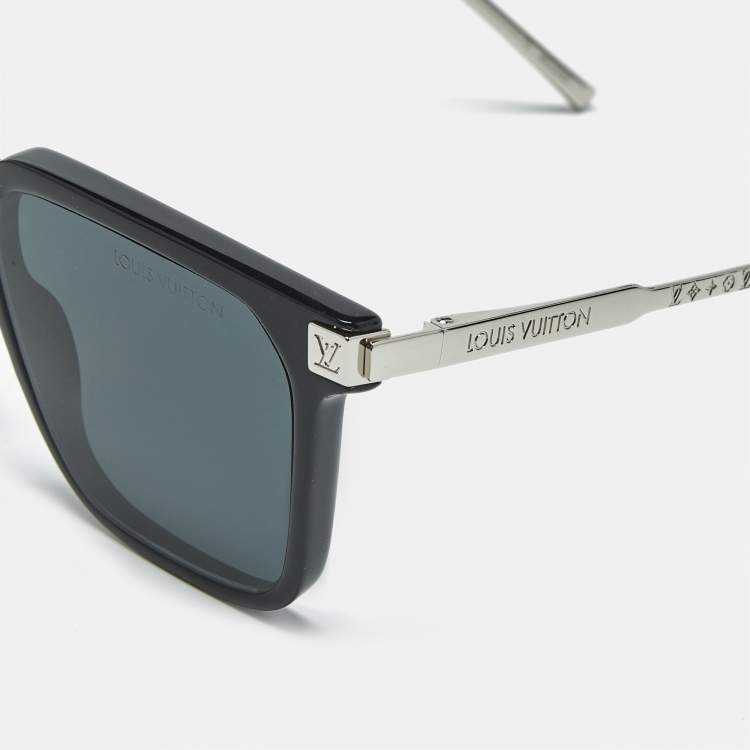 مملوكة مسبقًا Louis Vuitton Black Z1667W Rise Square Sunglasses