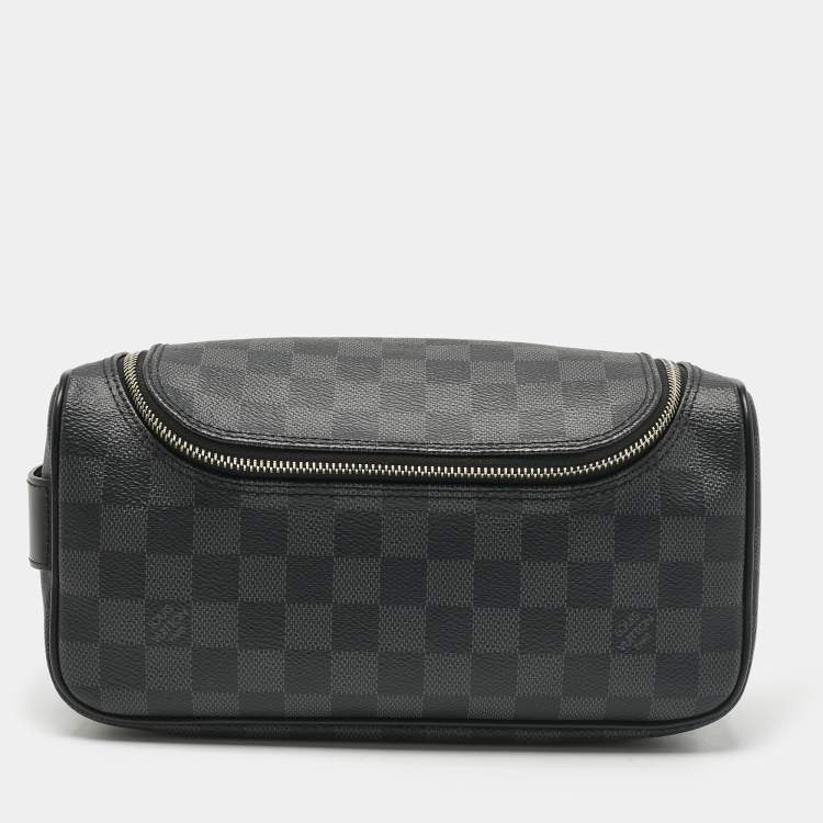 Pre Owned Louis Vuitton Damier Graphite Canvas Toiletry Pouch