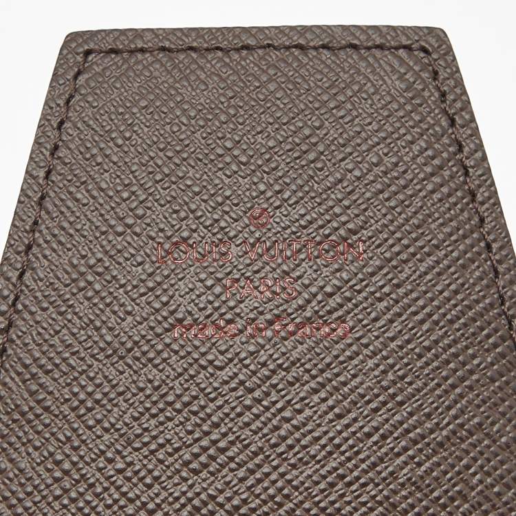 Pre Owned Louis Vuitton Damier Ebene Canvas Cigarette Case