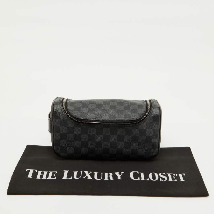 Pre Owned Louis Vuitton Damier Graphite Canvas Toiletry Pouch
