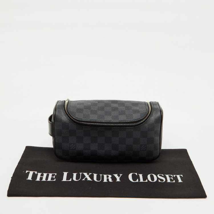 Pre Owned Louis Vuitton Damier Graphite Canvas Toiletry Pouch