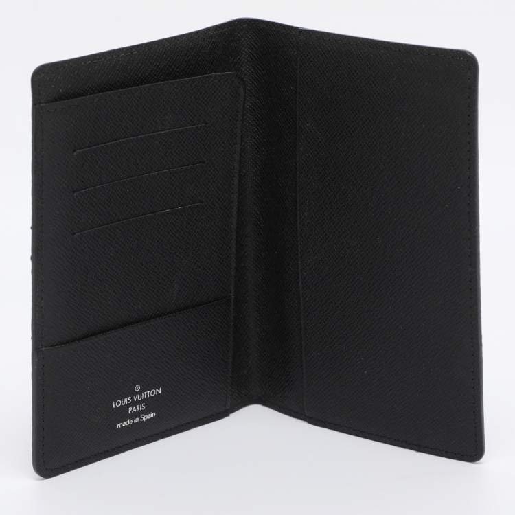 Pre Owned Louis Vuitton Damier Graphite Passport Cover