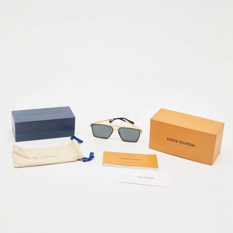 Pre Owned Louis Vuitton Black/Gold Z1584U 1.1 Evidence Sunglasses