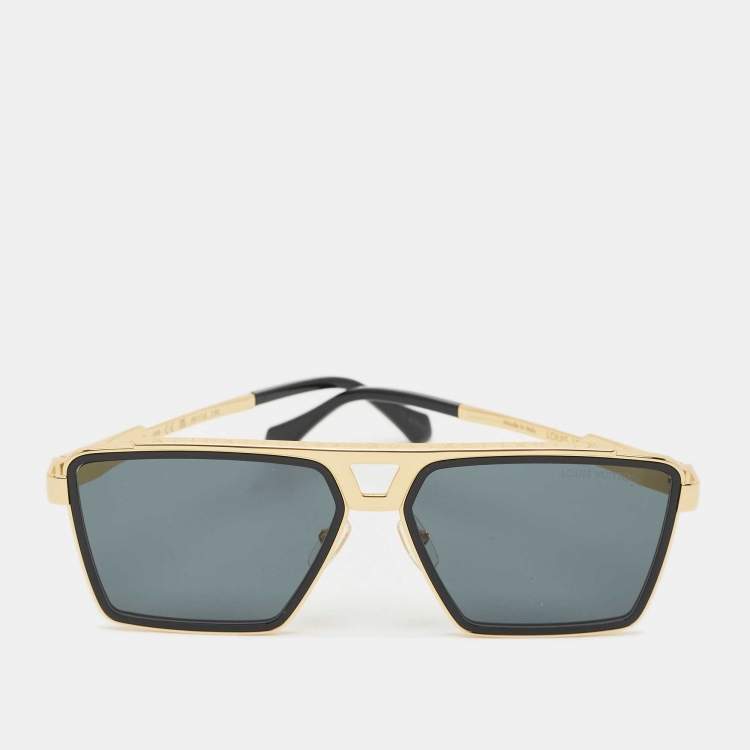 Pre Owned Louis Vuitton Black/Gold Z1584U 1.1 Evidence Sunglasses
