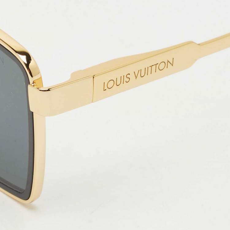 Pre Owned Louis Vuitton Black/Gold Z1584U 1.1 Evidence Sunglasses