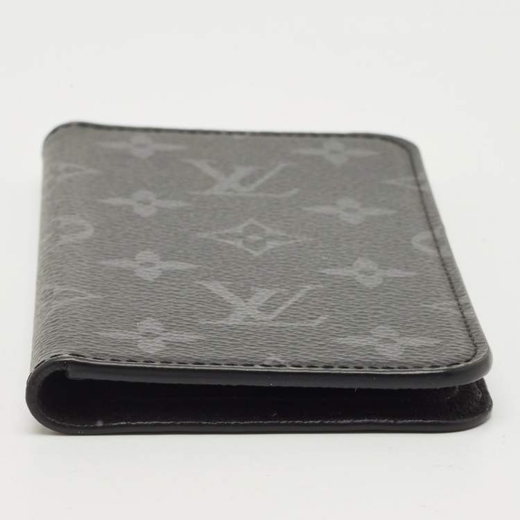 Pre Owned Louis Vuitton Monogram Eclipse Canvas iPhone X Folio Case