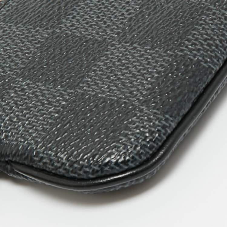 Pre Owned Louis Vuitton Damier Graphite Canvas Key Pouch