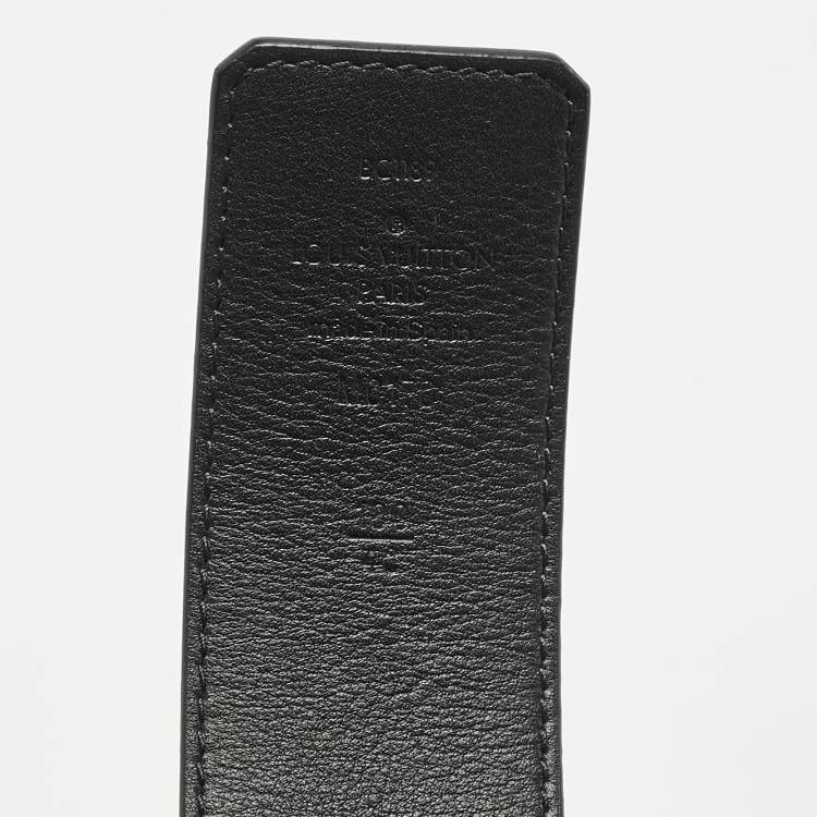 Pre Owned Louis Vuitton Monogram Canvas LV Circle Reversible Belt 100 CM