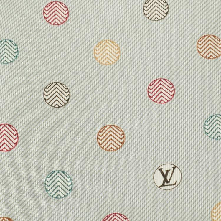 Pre Owned Louis Vuitton Multicolor Print Silk Tie 