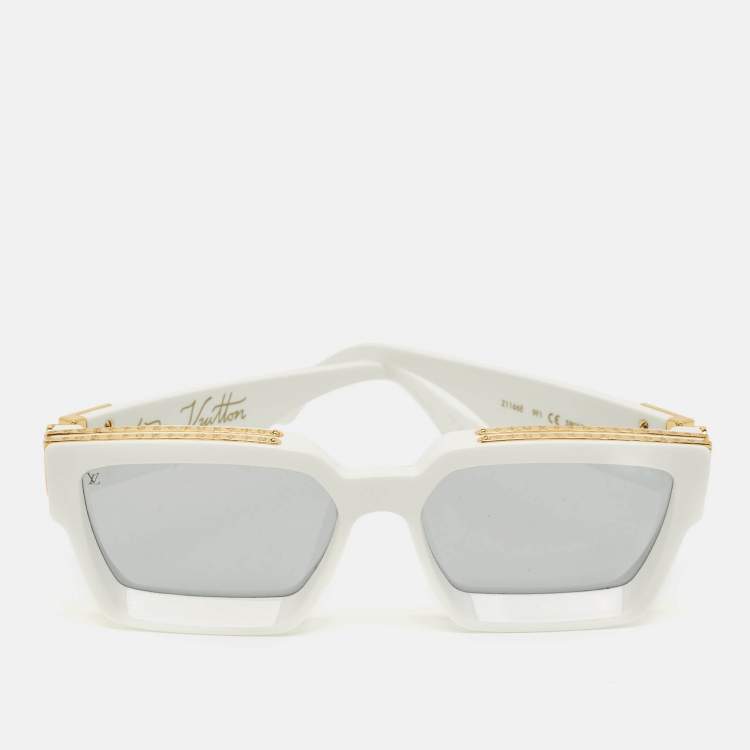 Pre Owned Louis Vuitton White/Black Z1166E 1.1 Millionaires Sunglasses